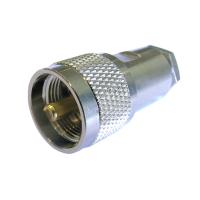 Разъем прижимной PL259 UHF-male 5D-FB Разъем прижимной PL259 UHF-male 5D-FB